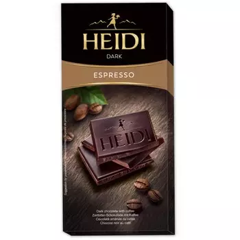 Шоколад темный Heidi dark coffee espresso 80г