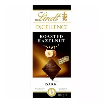 Шоколад темный Lindt Roasted Hazelnut 100 г