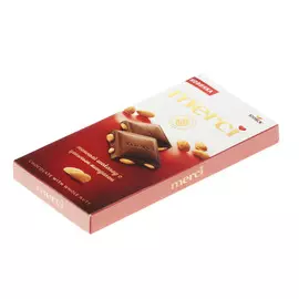 Шоколад темный Merci с цельным миндалем, 100 г