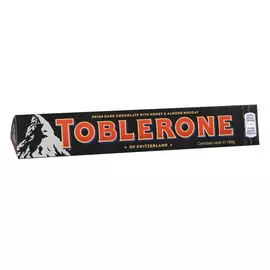 Шоколад Toblerone темный с медово-миндальной нугой 10% 100 г