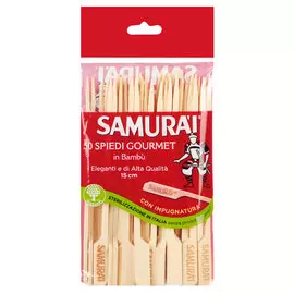 Шпажки бамбуковые Sisma Samurai 15 см 50 шт