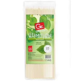 Шпажки Grifon береза 20 см, 100 шт