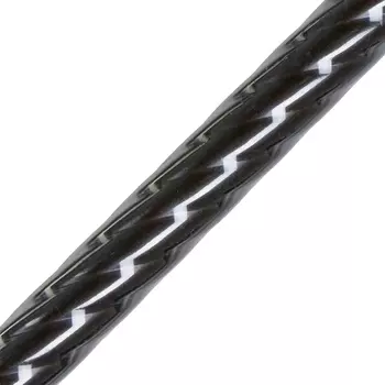 Штанга Уют d25 ост витая шоколад 220см