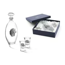 Штоф 0.2 и 2 стопоки для водки спаниель Gamma Ga2220200al