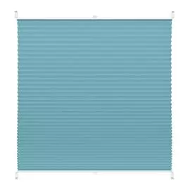 Штора Decofest плиссе плайн бирюзовый 35х160