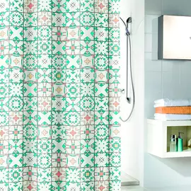 Штора для ванной Kleine Wolke CurtaiIda разноцветная 180х200 см