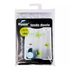 Штора для ванной комнаты Bacchetta Spot green180x200см (40100622000/100622000)