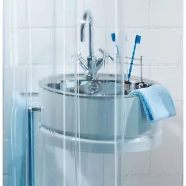 Штора для ванной прозрачная Spirella Transparent 180х200 см