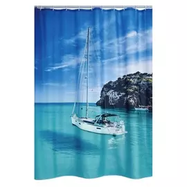 Штора для ванной Ridder Blue Paradise разноцветная 200х180 см