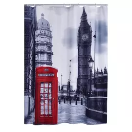 Штора для ванной Ridder Telephone Box разноцветная 200х180 см