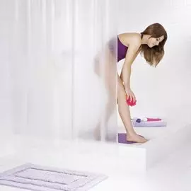 Штора для ванных комнат Crashed Ice полупрозрачный 180*200 Ridder