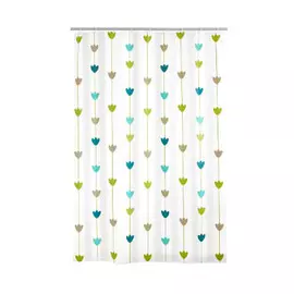 Штора для ванных комнат Lilla цветной 180Х200 Ridder