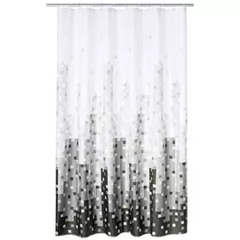 Штора для ванных комнат Skyline серый 180Х200 Ridder
