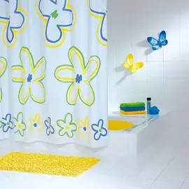 Штора для ванных комнат Woodstock цветной 180х200 см