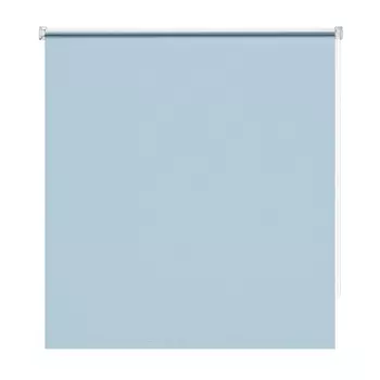 Штора рулонная Decofest блэкаут небесно-голубой 140х175 см