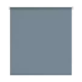 Штора рулонная Decofest синяя сталь 160х175 см