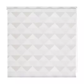 Штора рулонная Decofest Треугольники бежевый 140х175 см