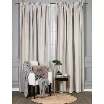 Шторы Daily by Togas Моник бежевый 200x270 см 2 предмета