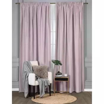 Шторы Daily by Togas Моник розовый 200x270 см 2 предмета