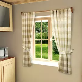Шторы на ленте карэн 140х180 бежевый Sanpa Hp50201/2/1e