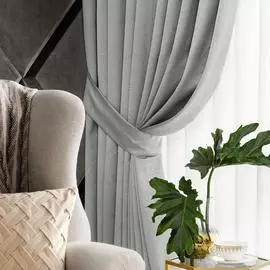 Шторы Togas Арден серый 260x300-2. Подхваты-2. 4 пр