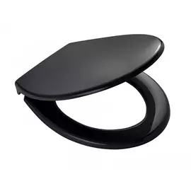 Сиденье для унитаза Ridder Memphis чёрное 37,5х42,5х4,6 см