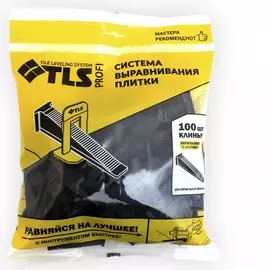 Система выравнивания плитки Tls-profi клин 100шт