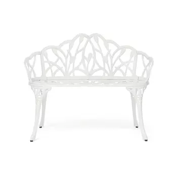 Скамья ТС Вutter white алюминиевый сплав 99х56х76 см