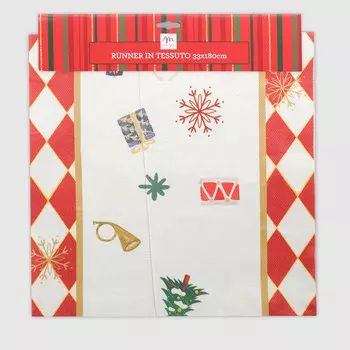 Скатерть-дорожка Mercury Textile щелкунчик 33х180 см