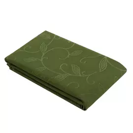 Скатерть Gemitex ramage зеленая 140x240 овал