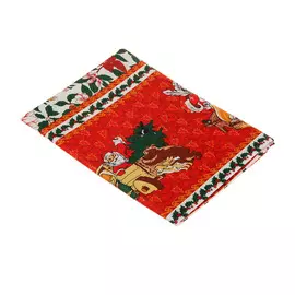 Скатерть Grand Textile Новый Год красная 140х180 см