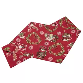 Скатерть Melangio Фестоне разноцветная с пропиткой 140х210 см