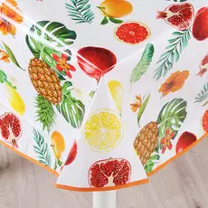Скатерть пвх Gemitex фрукты 140x240 овальная