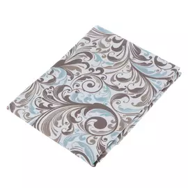 Скатерть Saint linen 110х145 Грета бежево-голубой