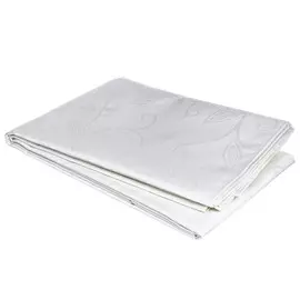 Скатерть жаккард ramage белая 140x180 Gemitex 501509