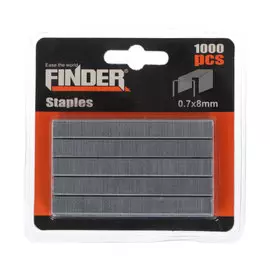 Скобы Finder 0,7х8 мм 1000 шт