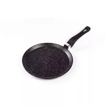 Сковорода Катюша пром блинная алюминиевая чёрный гранит 24 см