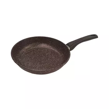 Сковорода Катюша пром Лайт алюминиевая литая шоколадный гранит 24 см