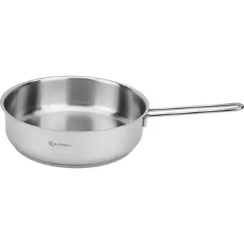 Сковорода Катюша пром Марта нержавеющая сталь 28см без крышки