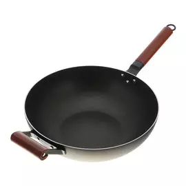 Сковорода-вок с деревянной ручкой Kitchenstar Hot fire 32 см