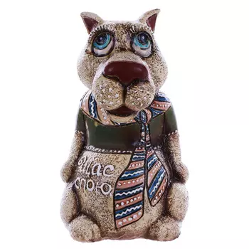 Скульптура керамическая бульдог м. Porc-сeramic