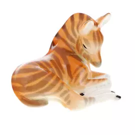 Скульптура Лфз зебренок лежащий