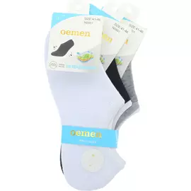 Следки мужские Oemen силикон, 3 шт в ассортименте