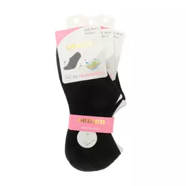 Следки женские Oemen силикон 3шт черный