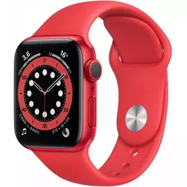 Смарт-часы Apple Watch Series 6 GPS 40 мм Red Sport Band M00A3RU/A