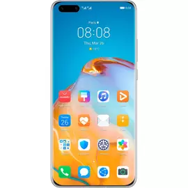 Смартфон Huawei P40 Pro 256GB Мерцающий серебристый