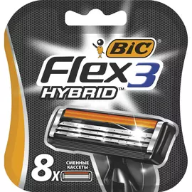 Сменные кассеты для бритья BIC Flex Hybrid 3 8 шт