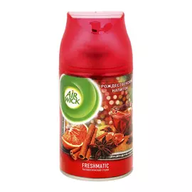 Сменный баллон для автоматического освежителя воздуха Air Wick Freshmatic "Рождественский напиток" 250 мл