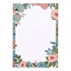 Сменный блок Be Smart Retro flowers 14x20 50 л линейка