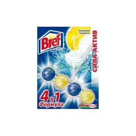 Сменный блок Bref Сила-актив 4 в 1 Лимонная свежесть 53 г
